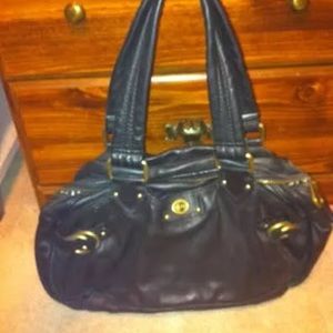 Marc Jacobs Turnlock "Heidi" Satchel Black