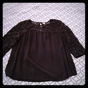 Lace top blouse