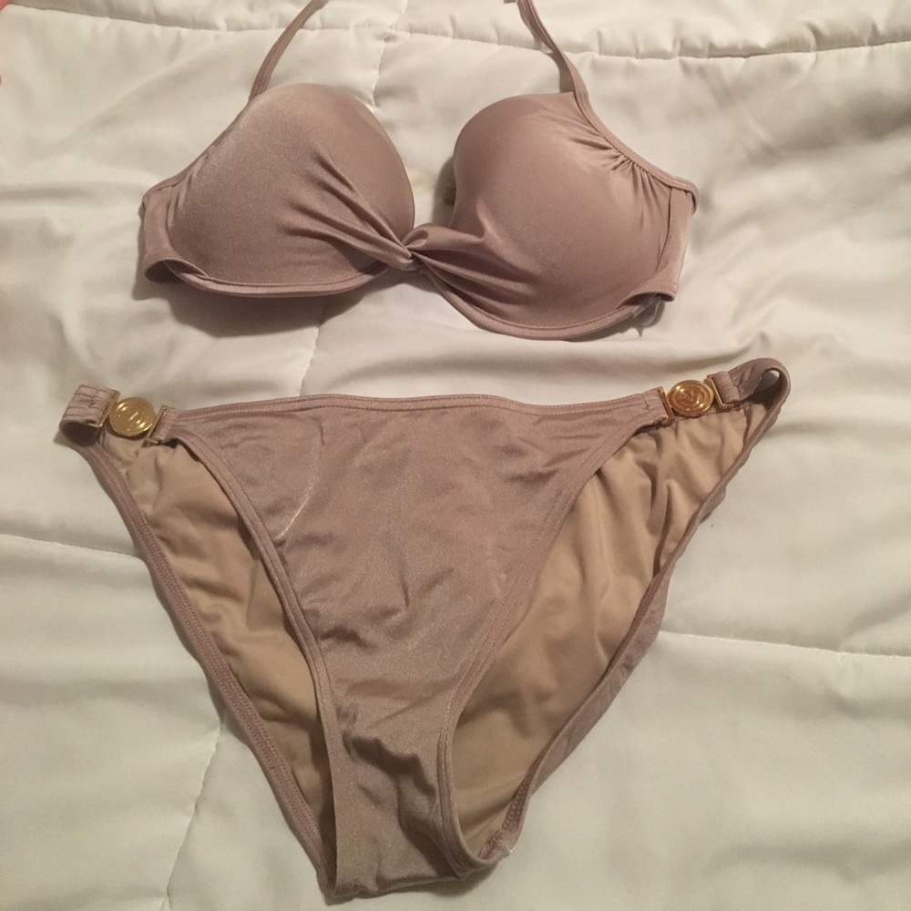 Victoria Secret triangle top and bottom