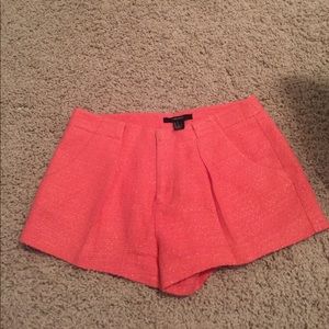 Cute orange tweed shorts