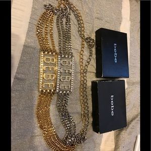 Vintage BEBE CHAIN BELTS !!!!