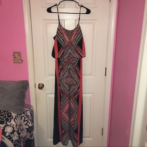 Spaghetti strapped maxi dress
