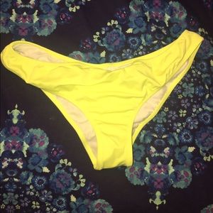 VS bikini bottoms (neon yellow)