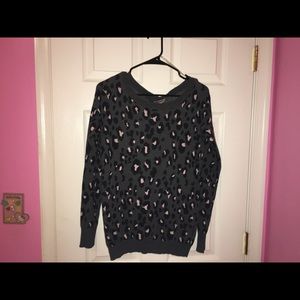 Cheetah Print Sweater