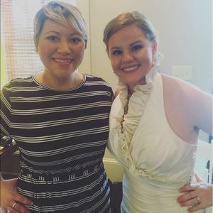 Black and White Midi Dress