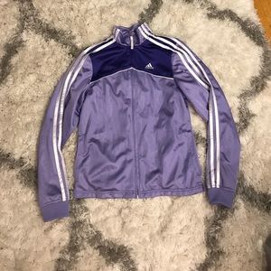 Adidas size XL purple sweatshirt
