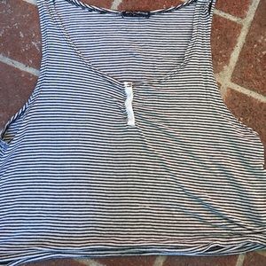 Casual button striped Brandy Melville  tank top