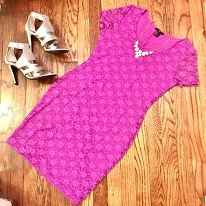 *DONATING TOMORROW* Purple/pink lace dress