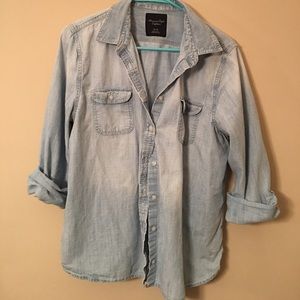 AEO Denim Button Up