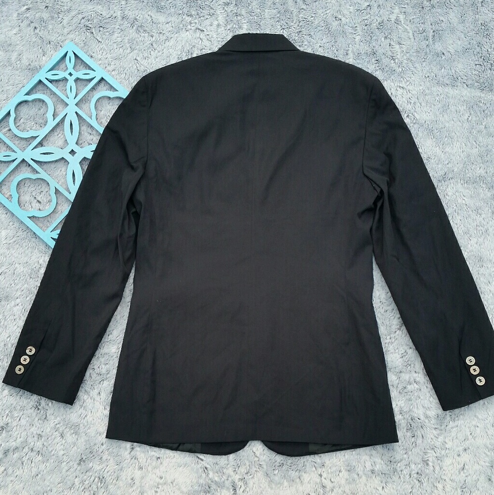 SOLD {United Colors Of Benetton Black Blazer} - Picture 4 of 6