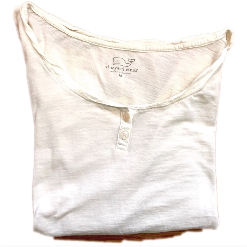 SALE 🎉 Vineyard Vines 3/4 Sleeve Henley Top