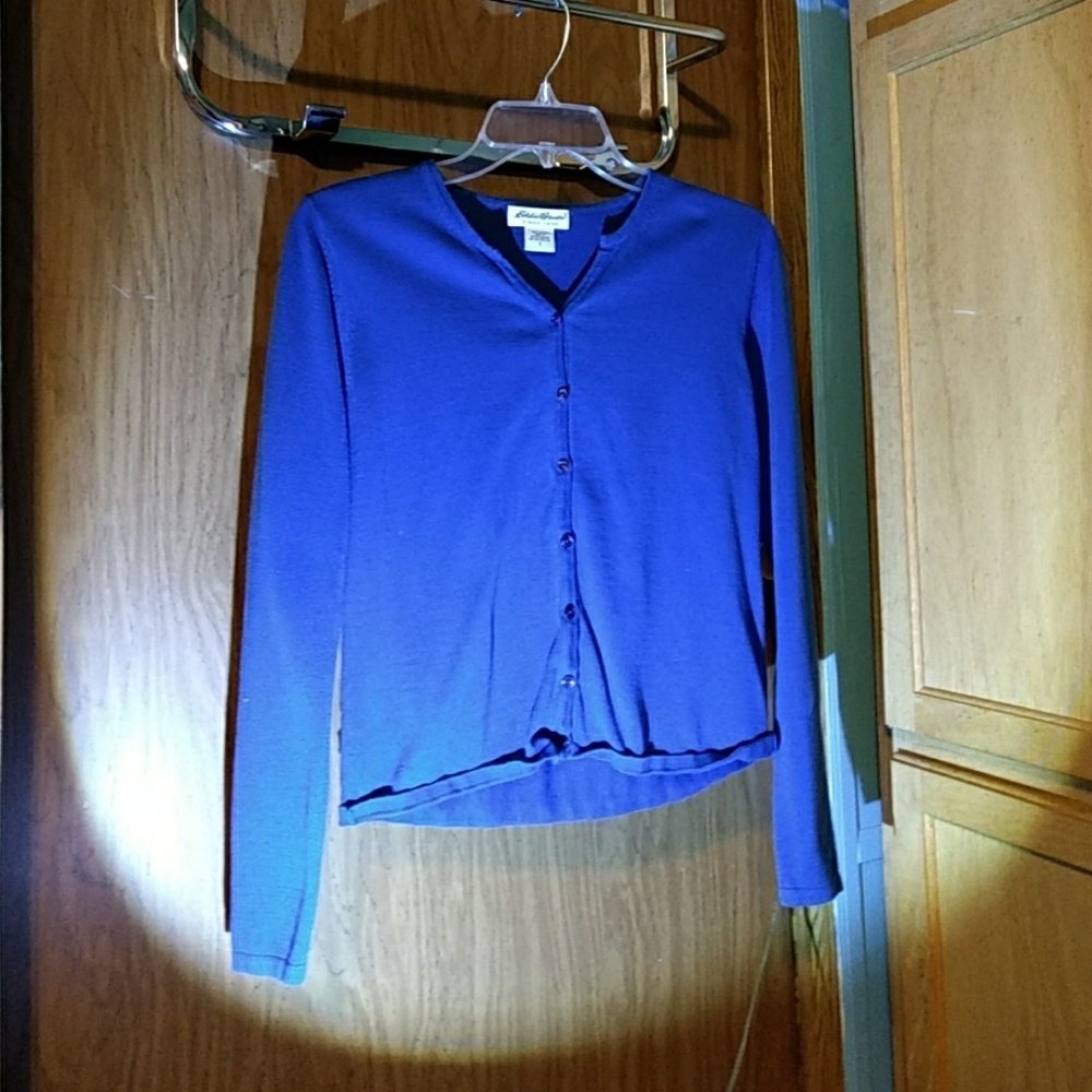 Small Blue Eddie Bauer Sweater
