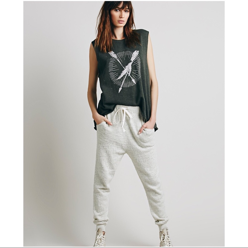 Free People Either Way harem pants in oatmeal