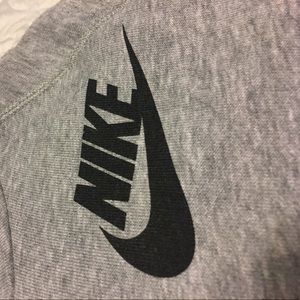 Nike Grey drawstring sweatshirt hoodie