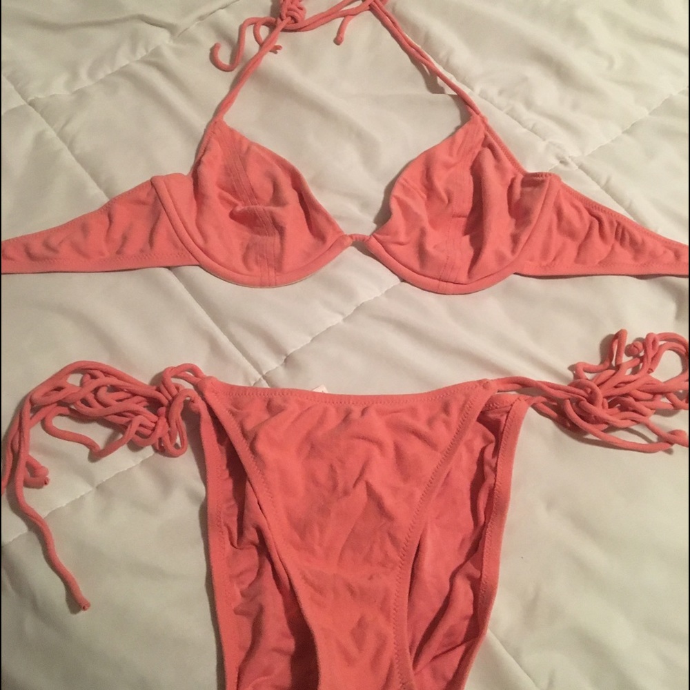 Victoria Secret triangle top and bottom