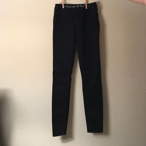 Articles of Society Distressed Black Jeans