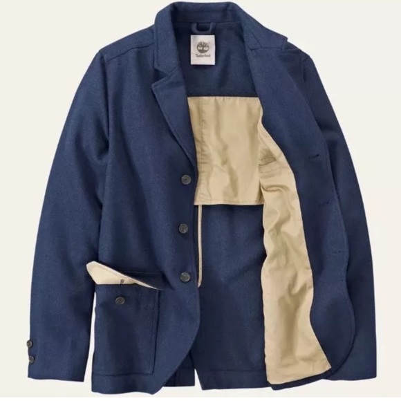 Timberland Men's MT. Hayes Wool Blend Dark Navy - Picture 3 of 4