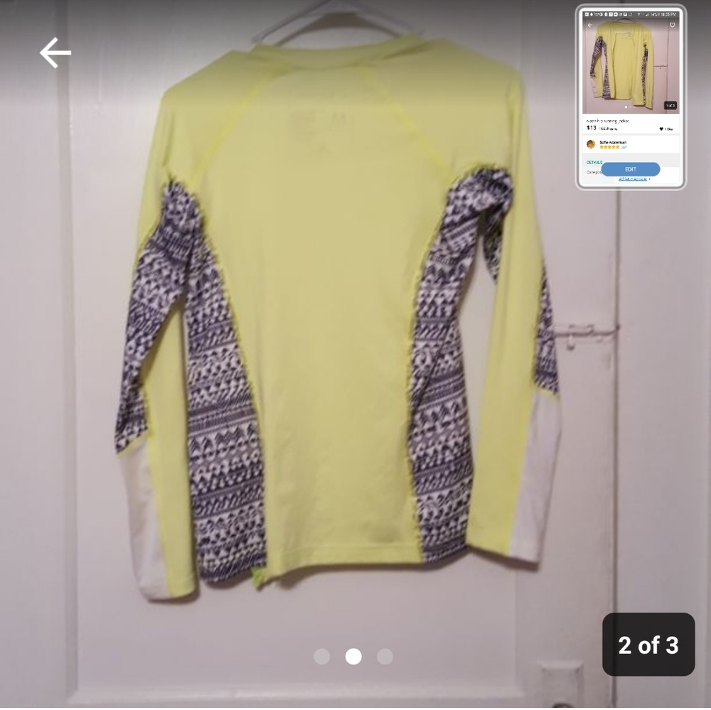 Neon running jacket - Picture 2 of 3