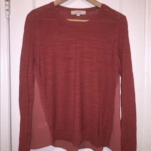 Loft Sweater - mixed media, lightweight