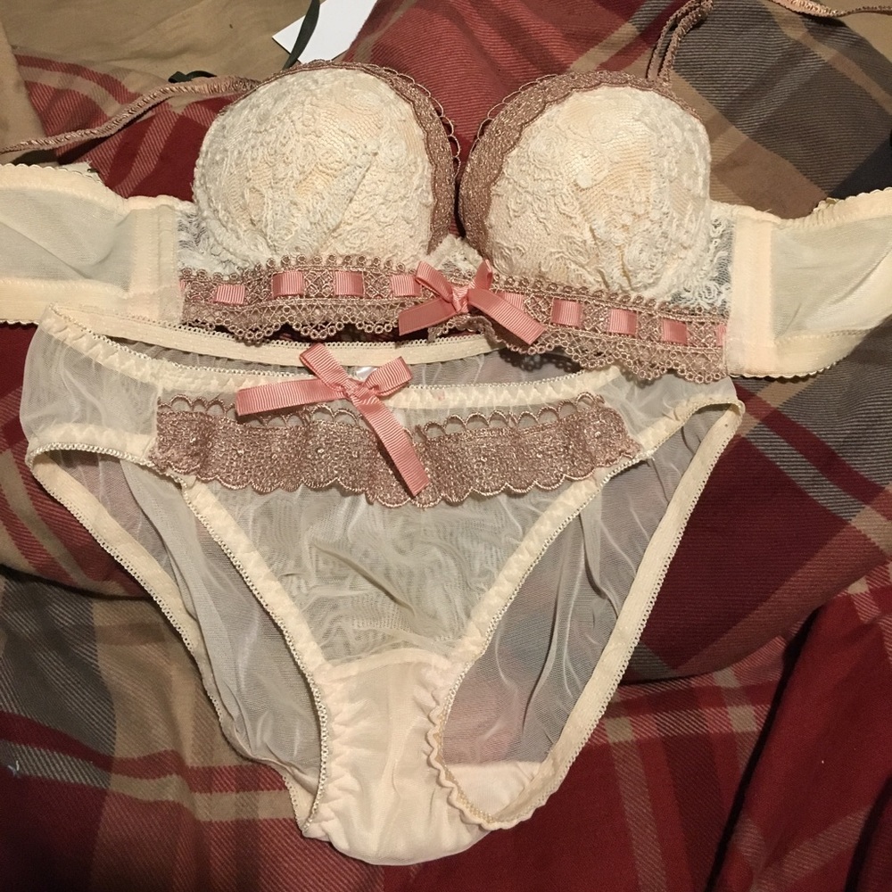 Matching bra and panty set