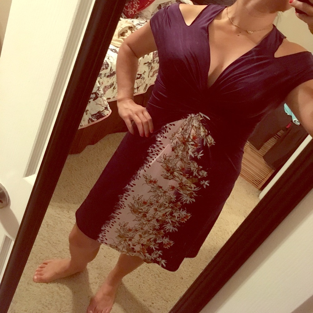 Cold shoulder dress