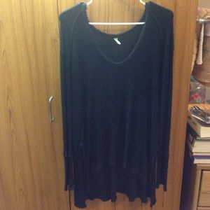 Free People flowy thermal shirt