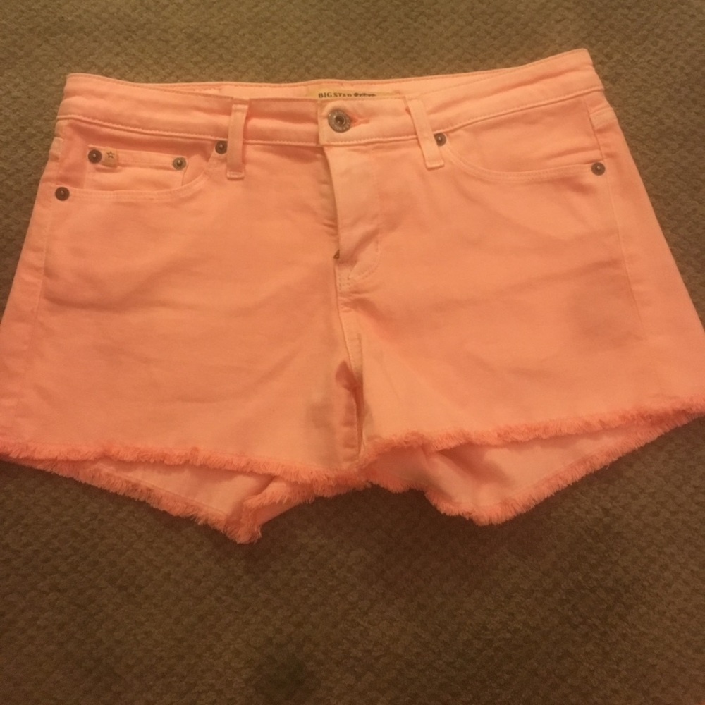 Big Star pink jean shorts!