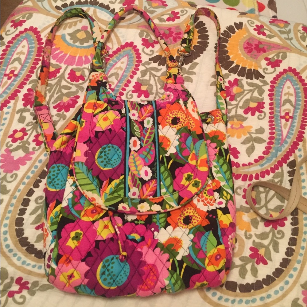 Vera Bradley backpack and purse