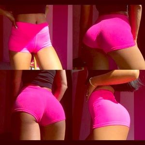 Pink Workout Shorts