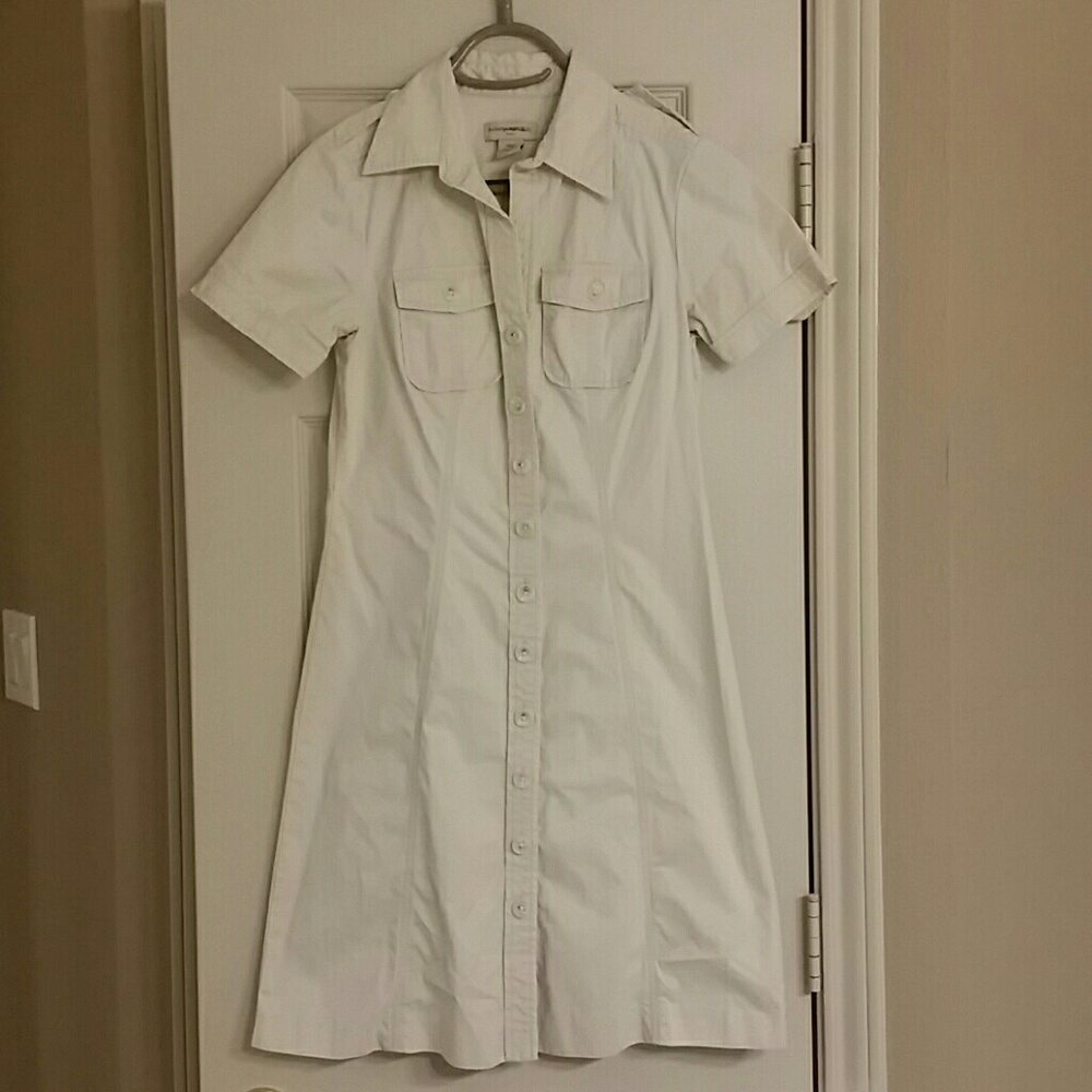 Banana Republic khaki cargo Short sleeve dress