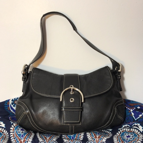 Coach Handbags - Coach Black Leather Soho Buckle Shoulder Bag