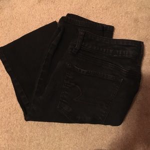 American eagle black skinny jeans