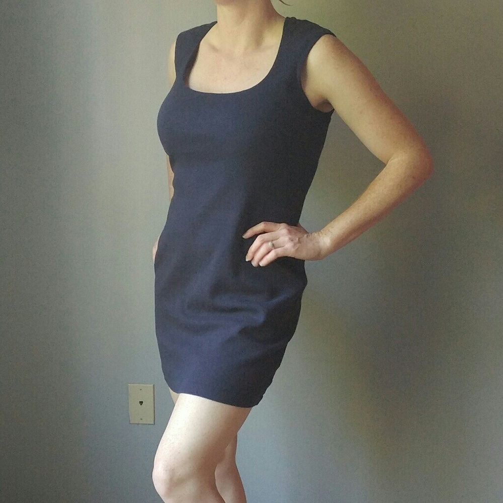 American Apparel navy blue dress