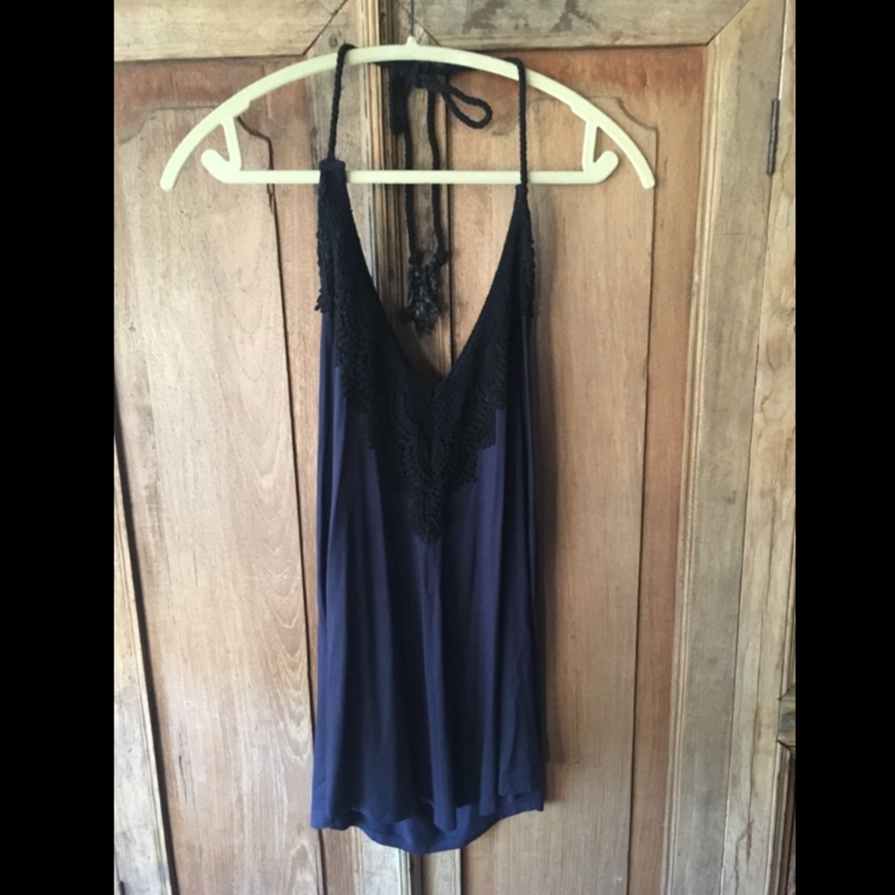 Navy Halter