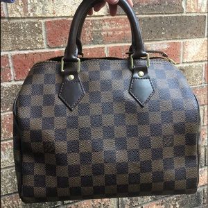 Louis Vuitton Damier Ebene Speedy 25