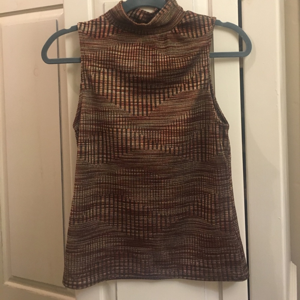 Turtle Neck Tank Top