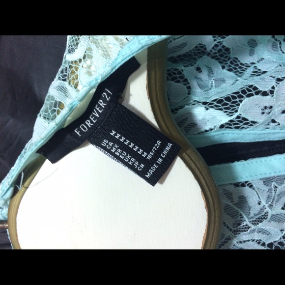 Forever 21 Lace Panel Cutout Maxi Dress Mint Sz M - Picture 7 of 8