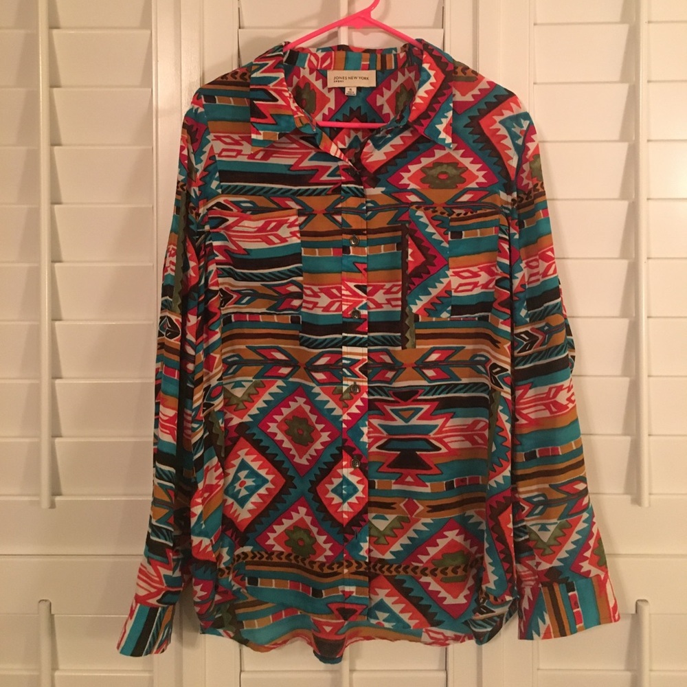 Jones New York Sport Women's Button Down // XL