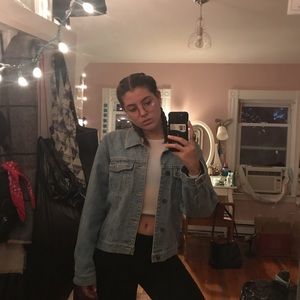 Vintage light wash denim jacket