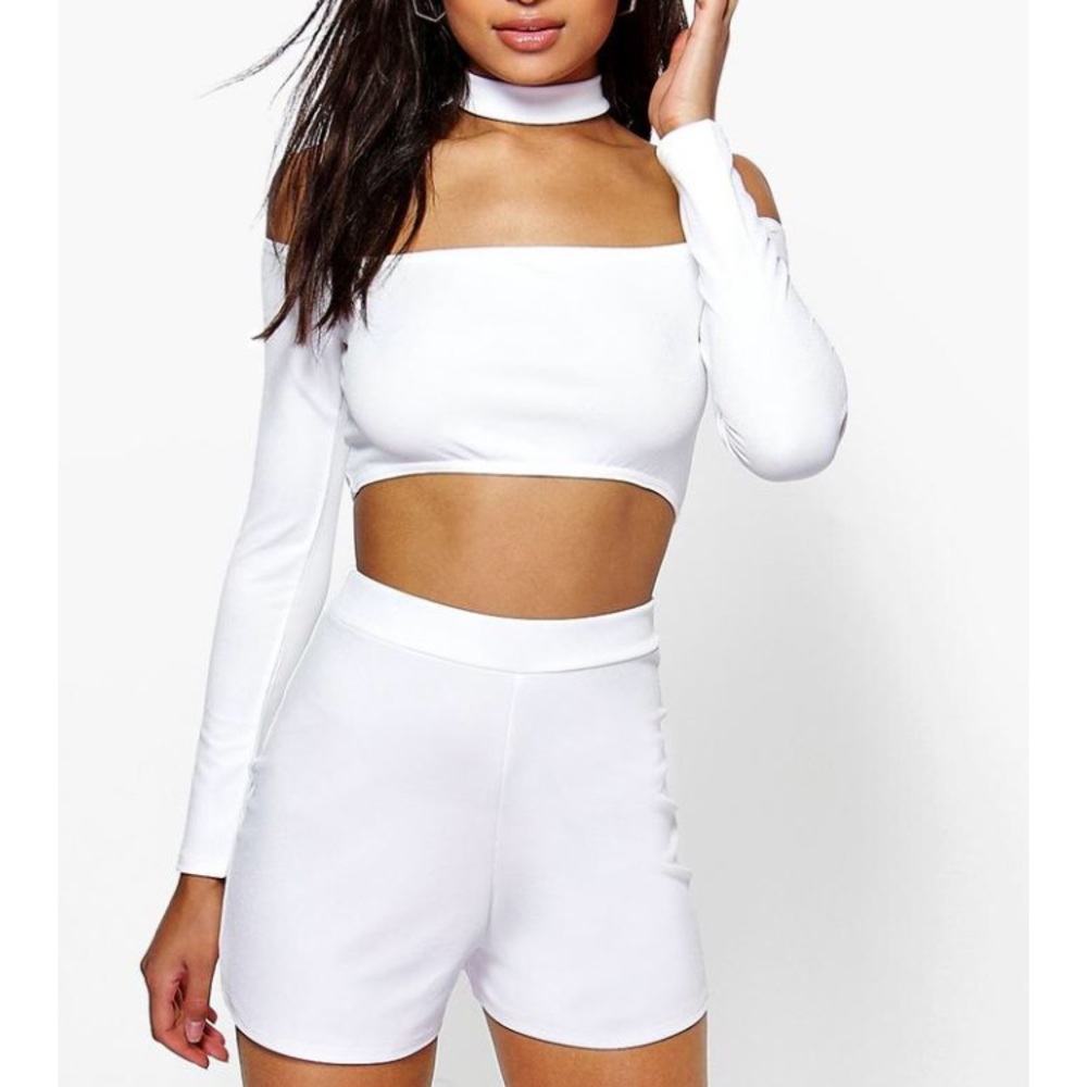 Kellie Cut Out Choker Style Play Suit