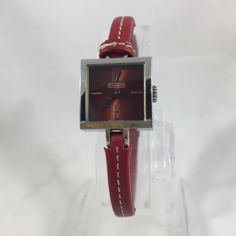 Ladies Red Coach Watch