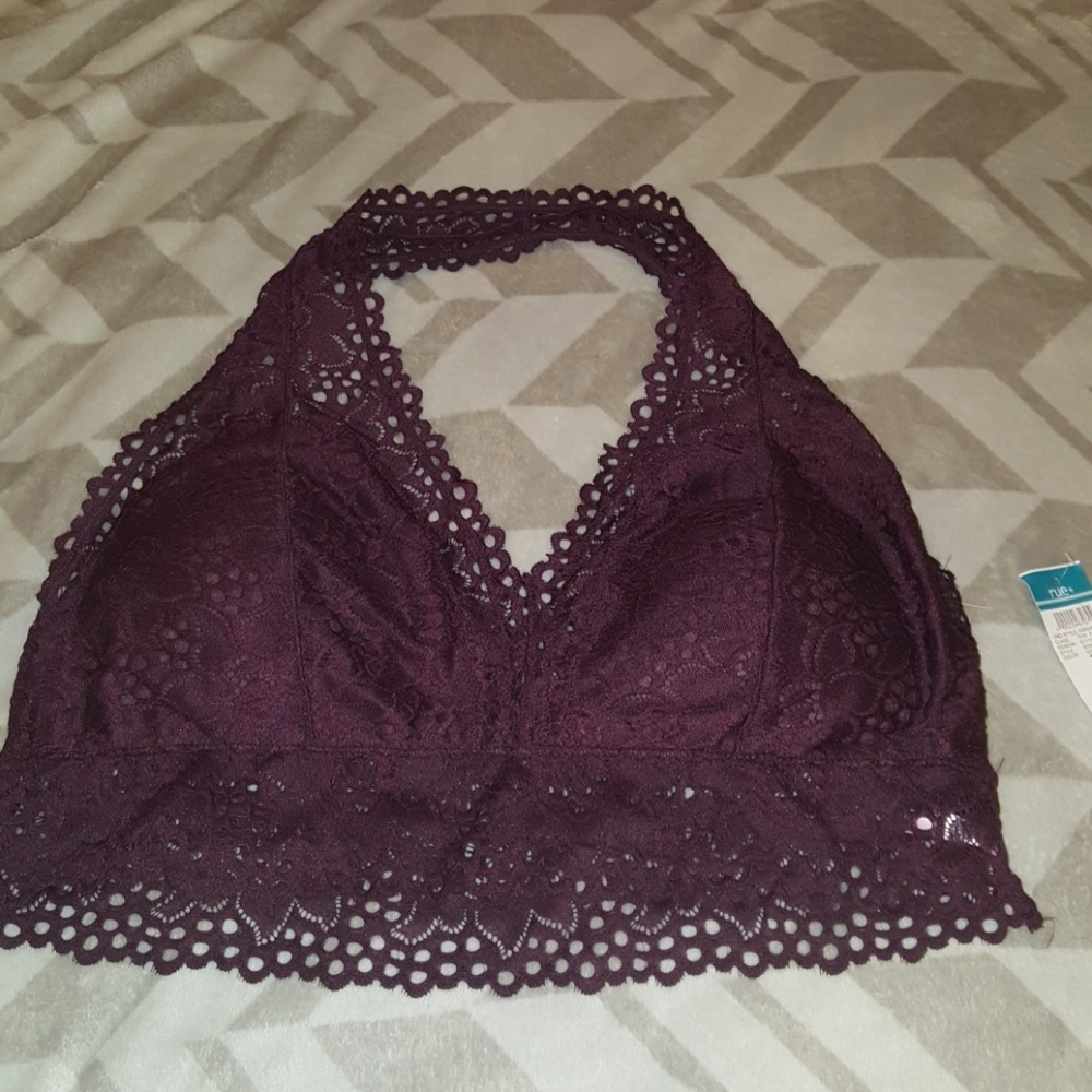 Rue 21 Burgundy Bralette 3X