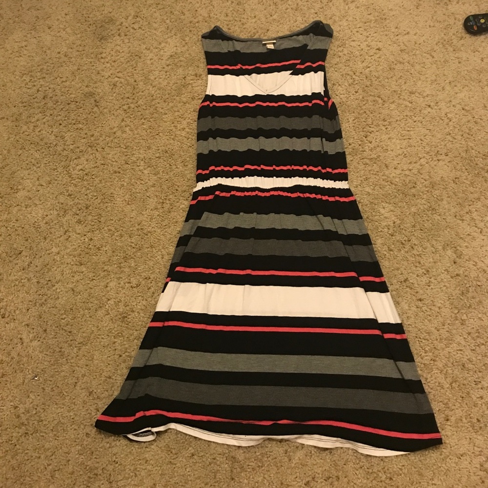 Striped dress from juniors section.