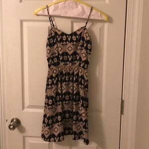 Black Aztec dress
