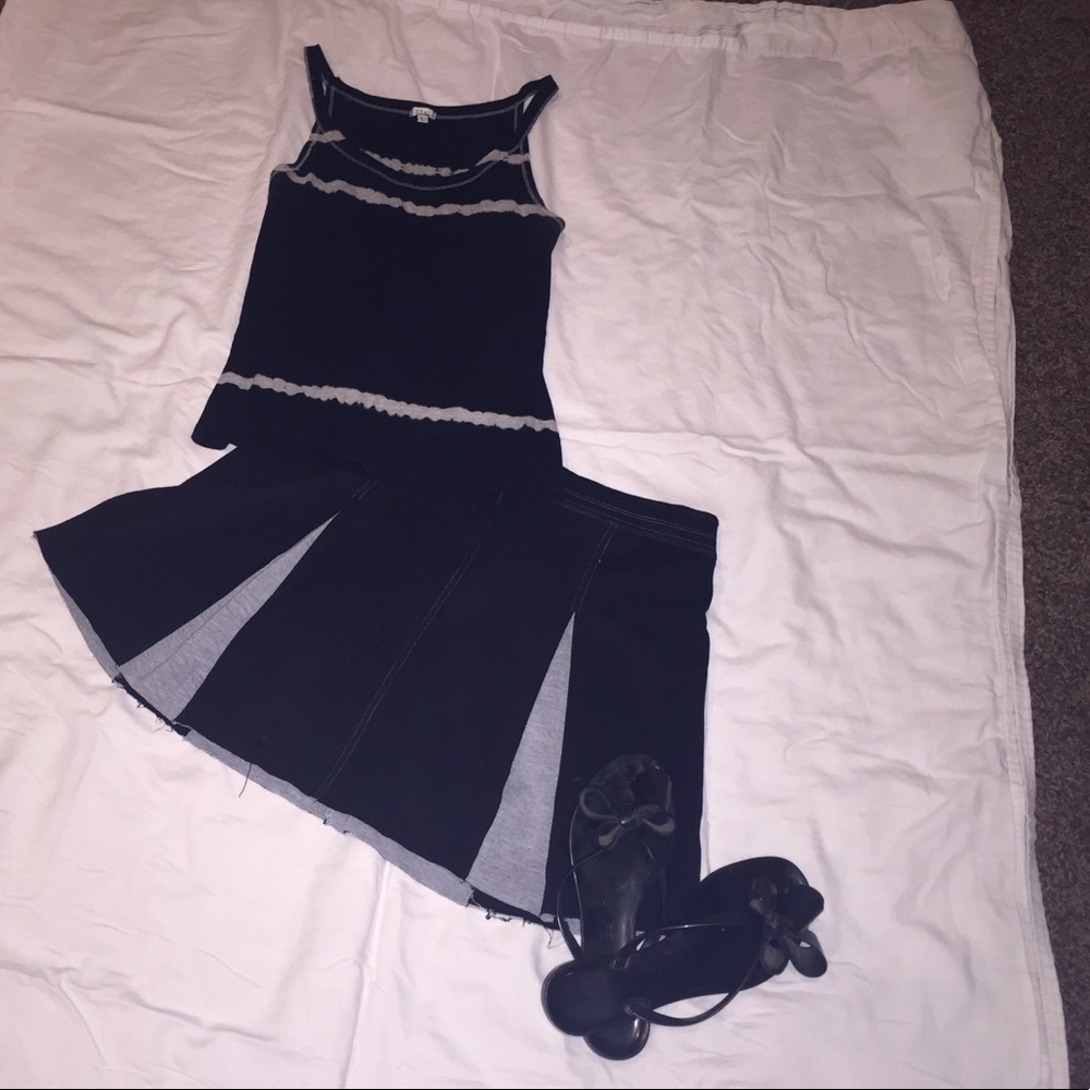 SUPER cute cheerleader style skirt set💃🏼