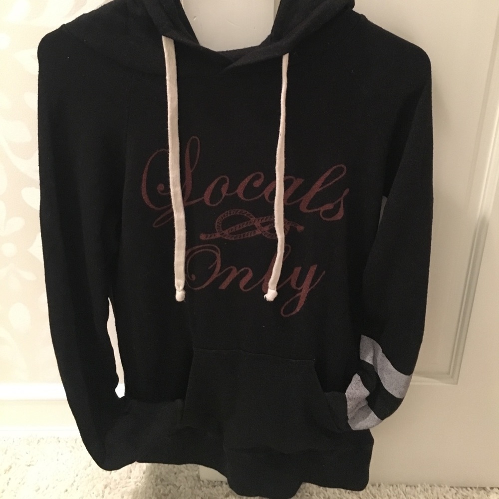Sundry Locals Only Drawstring Pullover Sweatshirt View 2