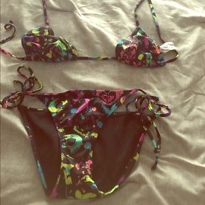 Roxy graffiti bikini set