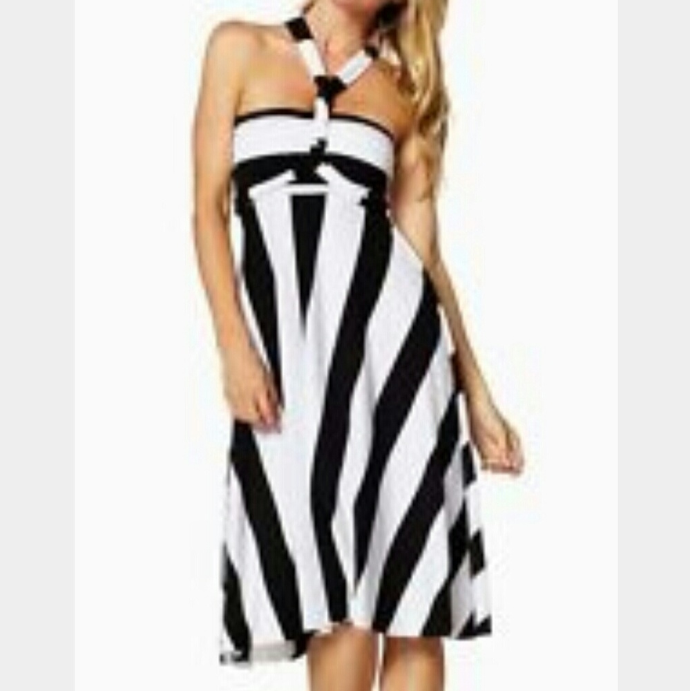 Elan navy/white convertible dress/skirt