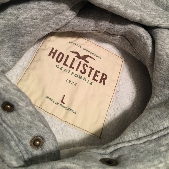 Grey Hollister hoodie - Picture 3 of 4
