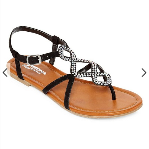 â¤Strappy Rhinestone Sandals⤠- Picture 2 of 3